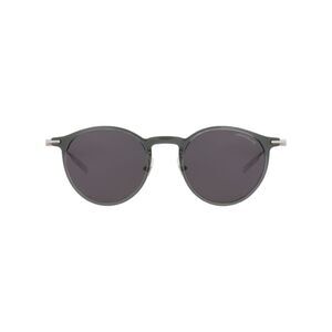 Montblanc Round-Frame Injection Sunglasses Grey Mens